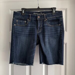 American Eagle Outfitters Dark Wash Denim Shorts
